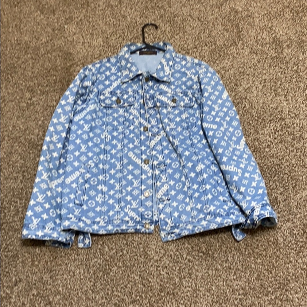 Custom LV jean jacket